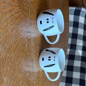 2 Snoopy Pottery Barn Mugs